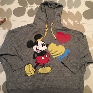 Walt Disney World Mickey Hearts Lightweight Hoodie